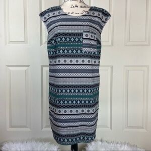 Merona Multicolored Prints and Pattern Tunic Dress